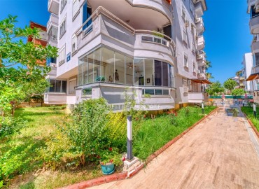 furnished apartment 2+1, 120 m², with designer interior and glassed-in balcony, 150 m from the sea in Oba, Alanya ID-15106 фото-5