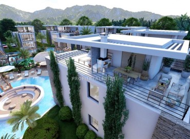 Luxurious investment project 400 meters from the sea - double and detached villas, Lapta, Kyrenia, Northern Cyprus ID-15109 фото-4