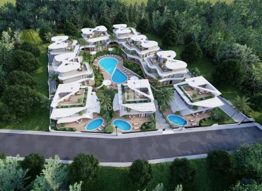 Инвестиционный проект премиум-класса: двухэтажные виллы с бассейном на Северном Кипре, Лапта, 220 м2 ID-15111 фото-2