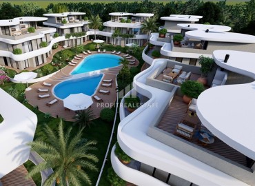 Инвестиционный проект премиум-класса: двухэтажные виллы с бассейном на Северном Кипре, Лапта, 220 м2 ID-15111 фото-1