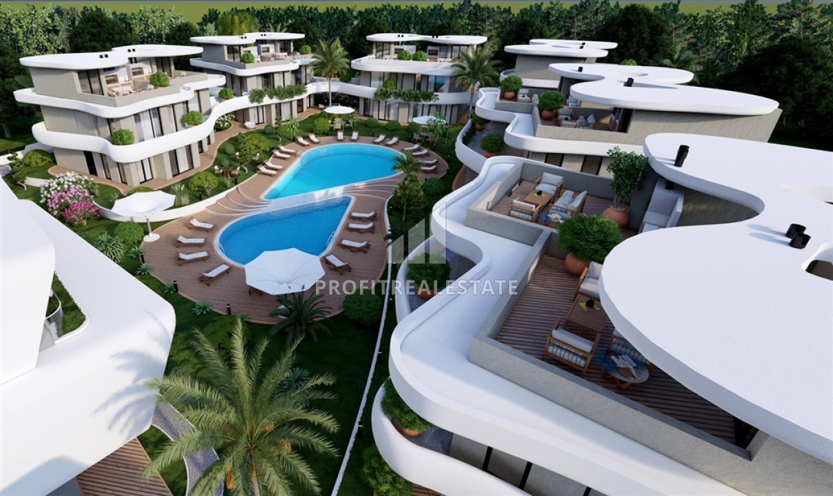 Инвестиционный проект премиум-класса: двухэтажные виллы с бассейном на Северном Кипре, Лапта, 220 м2 ID-15111 фото-1