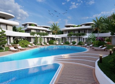 Инвестиционный проект премиум-класса: двухэтажные виллы с бассейном на Северном Кипре, Лапта, 220 м2 ID-15111 фото-3