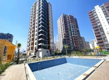 One bedroom apartment, 55m², in a residence with facilities in the final stage of construction in Teje, Mersin ID-15117 фото-17