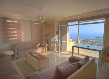 Меблированные апартаменты 2+1, с роскошными панорамными видами, Бекташ, Аланья, 110 м2 ID-15125 фото-3
