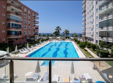 Luxurious furnished apartment 2+1, 115m², with sea views, on the first coastline in Mahmutlar, Alanya ID-15131 фото-7