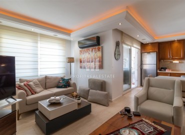 Elegant two bedroom apartment 120 m², with sea views, on the first coastline in Mahmutlar, Alanya ID-15133 фото-15