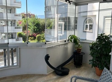 Two bedroom furnished apartment 115 m², with glazed balconies, in a residence with facilities, Tosmur, Alanya ID-15147 фото-14
