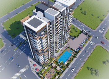 Старт продаж: новый инвестиционный проект в районе Арпачбахшиш, Мерсин, квартиры 75-110м² ID-15157 фото-4