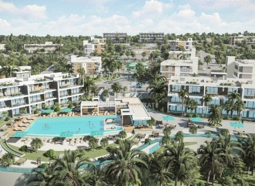 Премиальный инвестиционный проект в 100 м от моря: апартаменты и виллы 39-127м², с собственной инфраструктурой, Эсентепе, Северный Кипр ID-15159 фото-2
