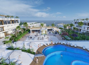 Премиальный инвестиционный проект в 100 м от моря: апартаменты и виллы 39-127м², с собственной инфраструктурой, Эсентепе, Северный Кипр ID-15159 фото-12