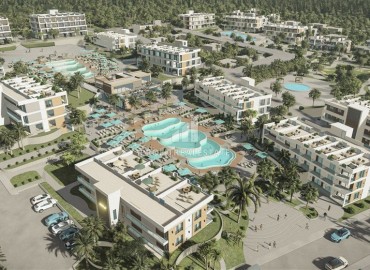 Премиальный инвестиционный проект в 100 м от моря: апартаменты и виллы 39-127м², с собственной инфраструктурой, Эсентепе, Северный Кипр ID-15159 фото-1