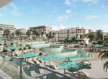 Премиальный инвестиционный проект в 100 м от моря: апартаменты и виллы 39-127м², с собственной инфраструктурой, Эсентепе, Северный Кипр ID-15159 фото-17
