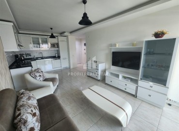 Cozy apartment 1+1, 65m², with glazed balcony, in a residence with extensive facilities in Oba, Alanya ID-15174 фото-4