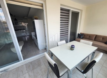 Cozy apartment 1+1, 65m², with glazed balcony, in a residence with extensive facilities in Oba, Alanya ID-15174 фото-9