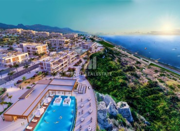Премиальный инвестиционный проект в 100 м от моря: апартаменты и виллы 39-127м², с собственной инфраструктурой, Эсентепе, Северный Кипр ID-15159 фото-23