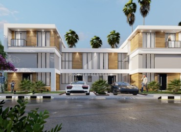 Двухэтажные виллы с террасой на крыше, в 350 метрах от пляжа. Новый инвестиционный проект в Искеле, Северный Кипр, 127 м2 ID-15191 фото-6