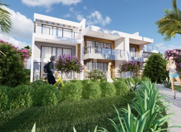 Двухэтажные виллы с террасой на крыше, в 350 метрах от пляжа. Новый инвестиционный проект в Искеле, Северный Кипр, 127 м2 ID-15191 фото-7