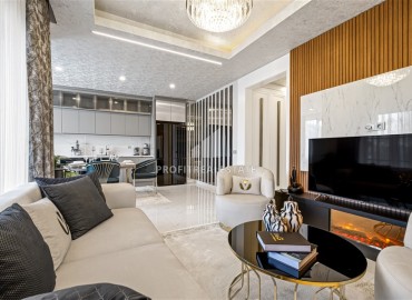 Stylish designer apartment 2+1, 100m², in a new residence with facilities in Oba, Alanya ID-15204 фото-7
