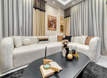 Luxurious one bedroom furnished apartment 55m², in a new residence with facilities in Avsallar, Alanya ID-15211 фото-16