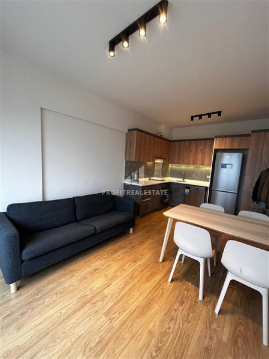 Меблированная двухкомнатная квартира в новом жилом комплексе, Анталия, Кепез, 55 м2 ID-15222 фото-1