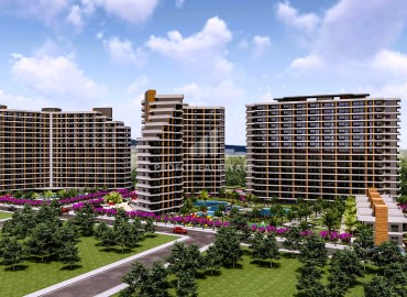 Новый элитный инвестиционный проект в районе Томюк, Мерсин, на этапе строительства: апартаменты 70-160м² ID-15229 фото-1