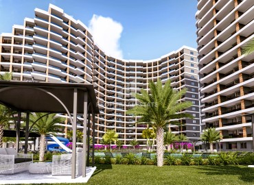 New luxury investment project in the Tomyuk area, Mersin, under construction: apartment 70-160m² ID-15229 фото-3