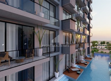 Привлекательный инвестиционный проект по доступной цене: апартаменты 30-70м², на берегу моря, Газиверен, Северный Кипр ID-15232 фото-12