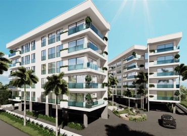 Apartment under construction, in the center of Kyrenia and near the sea, Northern Cyprus, 80-100 m2 ID-15240 фото-2
