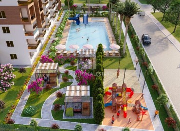 One bedroom apartment, 65m², in a residence under construction 600m from the sea in Erdemli, Arpacbakhsis ID-15244 фото-4