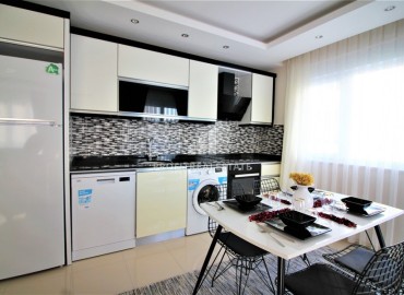 Ready-to-move-in elegant furnished one-bedroom apartment 75m², 350 meters from the sea, Mahmutlar, Alanya ID-15247 фото-7