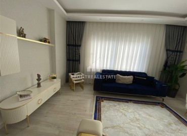 Трехкомнатная квартира в новостройке с чистовой отделкой, без мебели, с видом на море в Демирташе, Аланья ID-12209 фото-7