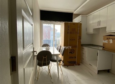 Трехкомнатная квартира в новостройке с чистовой отделкой, без мебели, с видом на море в Демирташе, Аланья ID-12209 фото-8