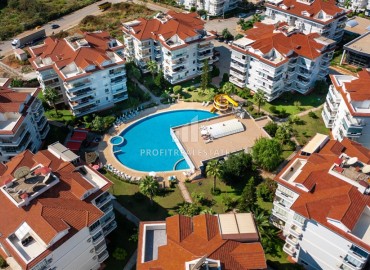 Partially furnished apartment 3 + 1, 160 m2, unfurnished, with a glazed balcony, in a residence with facilities in Oba, Alanya ID-14159 фото-14