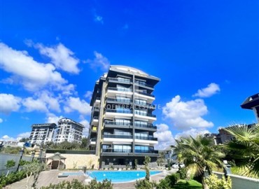 One-bedroom apartment 65m², unfurnished, with kitchenette, in a new residence with facilities in Avsallar, Alanya ID-15262 фото-13