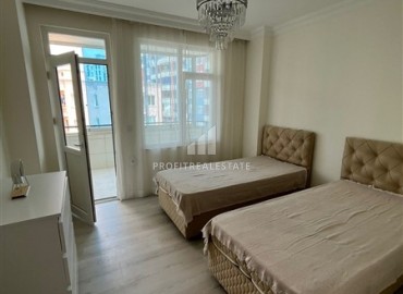 Two bedroom furnished apartment 110 m², with a glazed balcony, 150 meters from the sea, Tosmur, Alanya ID-15264 фото-12