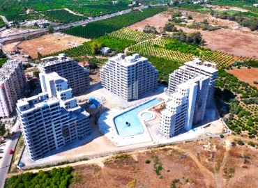 Апартаменты 1+1, 70м², в строящемся масштабном элитном комплексе в районе Томюк, Эрдемли ID-15268 фото-3