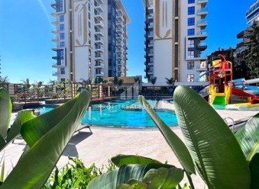 New 1+1 apartment, in a luxury residence, with sea views, first coastline, Mahmutlar, Alanya, 43 m2 ID-15277 фото-1