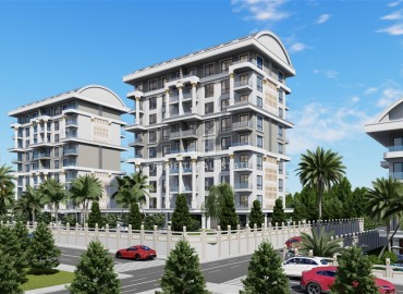 A profitable investment project in a residence with facilities, 500 meters from the sea in Payallar, Alanya, 55-100 m2 ID-11645 фото-2
