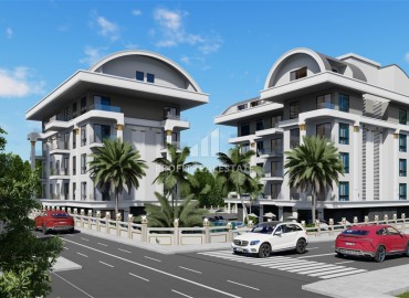 A profitable investment project in a residence with facilities, 500 meters from the sea in Payallar, Alanya, 55-100 m2 ID-11645 фото-12