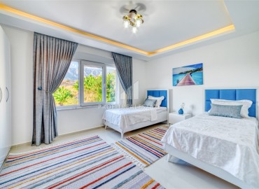 Elite view two-storey villa 4+1, 307m², with personal facilities, in the mountains of Alanya - Kargicak ID-15281 фото-11
