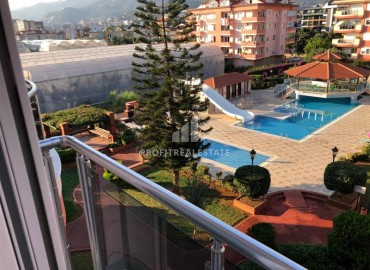 Furnished two bedroom apartment, 115m², with mountain views in a cozy residence in Oba, Alanya ID-15285 фото-12