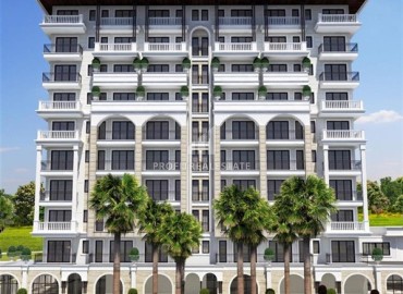 Апартаменты 1+1, 65,5м², в элитной резиденции на окончательном этапе строительства в центре Алании, 600м от моря ID-15290 фото-10