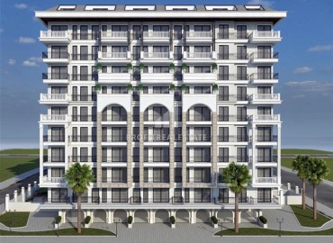 Апартаменты 1+1, 65,5м², в элитной резиденции на окончательном этапе строительства в центре Алании, 600м от моря ID-15290 фото-11