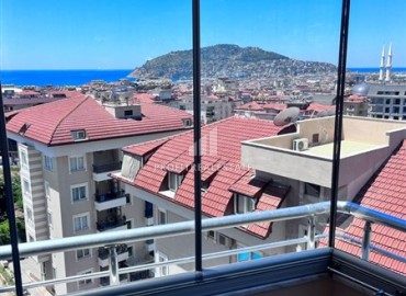 Furnished two bedroom apartment on a high floor with sea and mountain views in the Cikcilli area ID-15304 фото-11