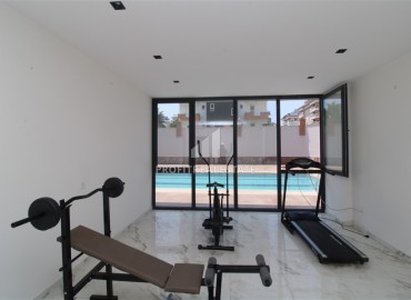 Cozy furnished apartment 1+1, 50m², in a new building 150m from the sea in the Kestel area, Alanya ID-15308 фото-15