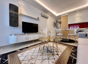 Ready-to-move-in apartment 1+1, with designer interior, on the first coastline, Kestel, Alanya, 62 m2 ID-15317 фото-3