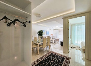 Luxury one-bedroom apartment, 65m², on the first coastline in Oba, Alanya ID-15321 фото-3
