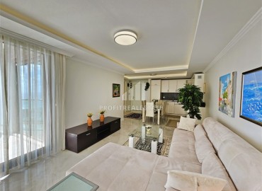 Luxury one-bedroom apartment, 65m², on the first coastline in Oba, Alanya ID-15321 фото-9