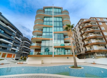 Luxury one-bedroom apartment, 65m², on the first coastline in Oba, Alanya ID-15321 фото-16