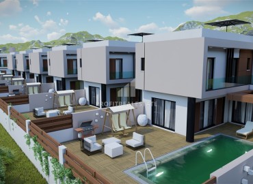 Двухэтажные виллы с бассейном на Северном Кипре. Новый инвестиционный проект в Отюкен, Искеле, 170-210 м2 ID-15322 фото-2